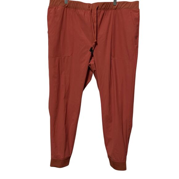 VRST Orange Slim Fit 4 Way Stretch Moisture Wicking Tapered Casual Jogger XXL - Picture 1 of 11